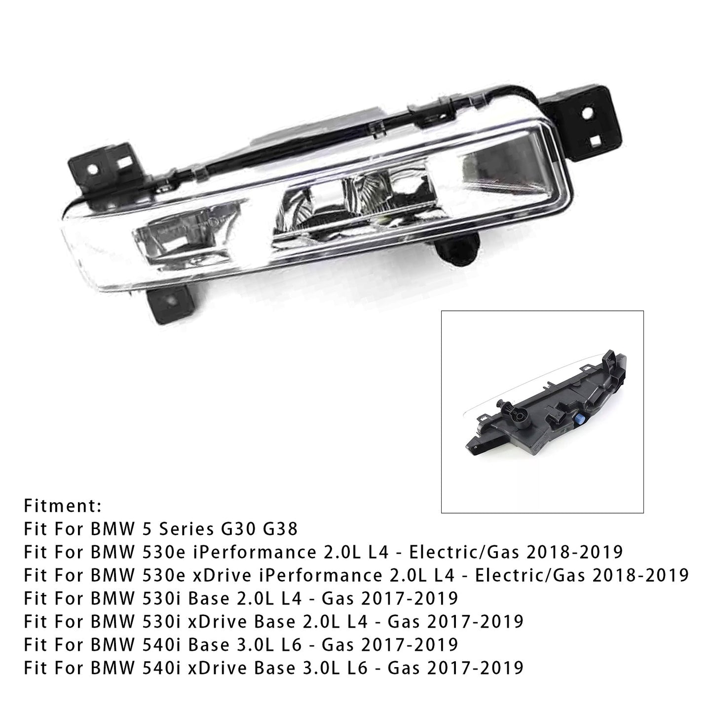 1 pz. Fendinebbia anteriore destro a LED per BMW Serie 5 G30 G38 17-19 63177349132