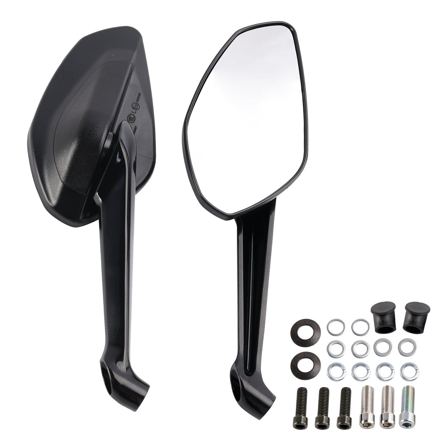52310541A COPPIA SPECCHIETTI RETROVISORI NERI PER DUCATI STREETFIGHTER V2 V4 V4S SP SP2 2020-2024