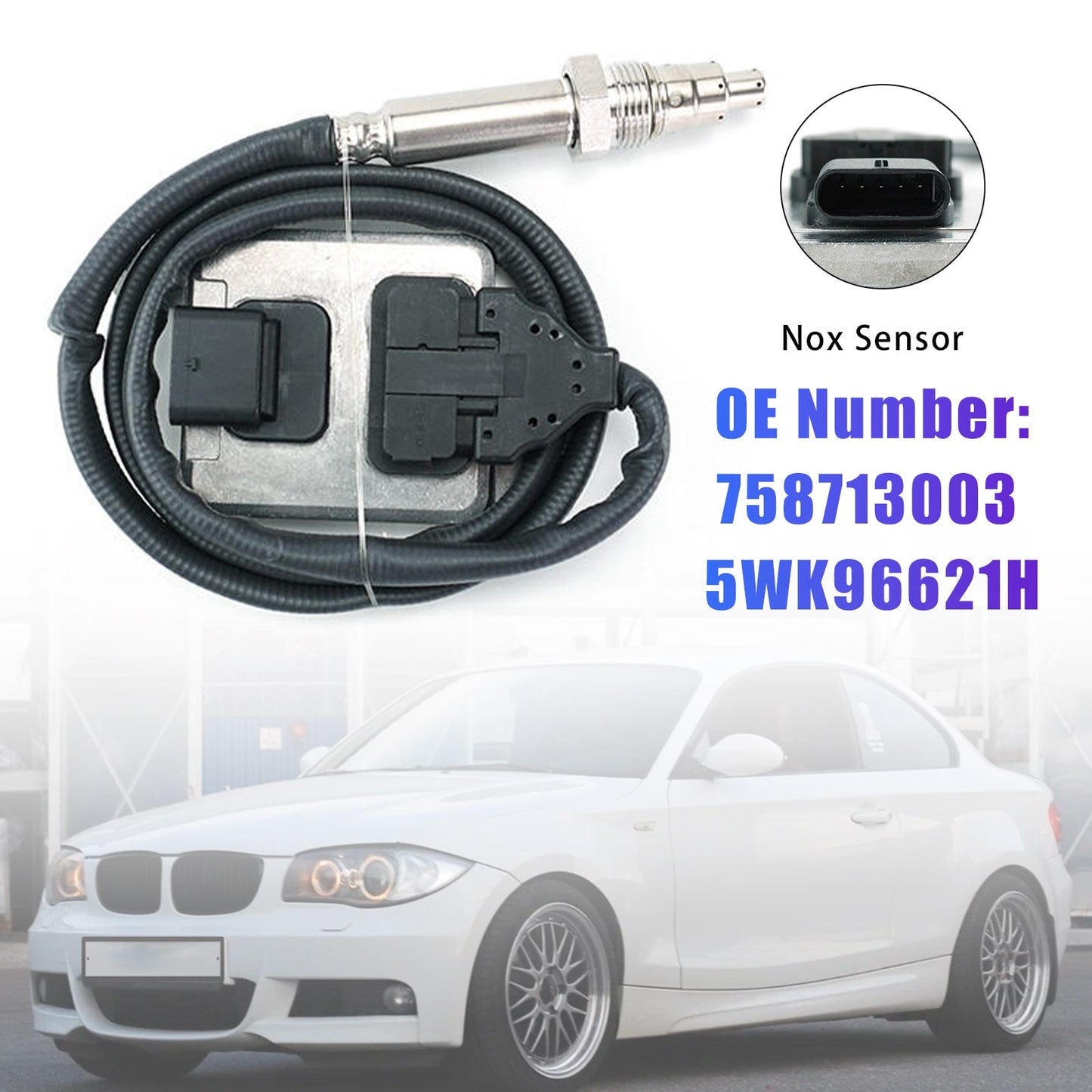 Sensore NOx 758713003 5WK96621H per BMW E81 E82 E87 E88 E90 E91 E92 E93 LCI N43