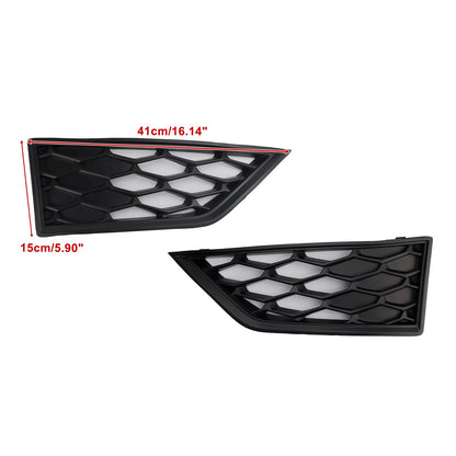 Griglia fendinebbia anteriore a nido d'ape nera per Seat Leon Cupra 5F 2012-2017