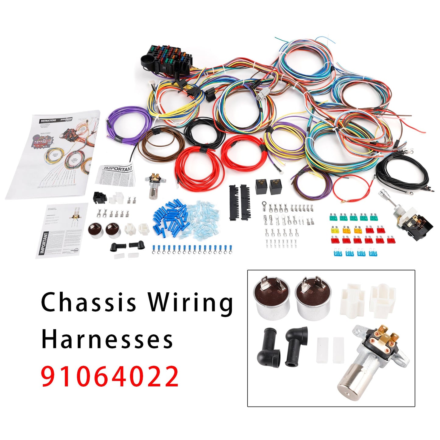 Cablaggio universale a 22 circuiti, kit di cavi personalizzati XL, codice 91064022