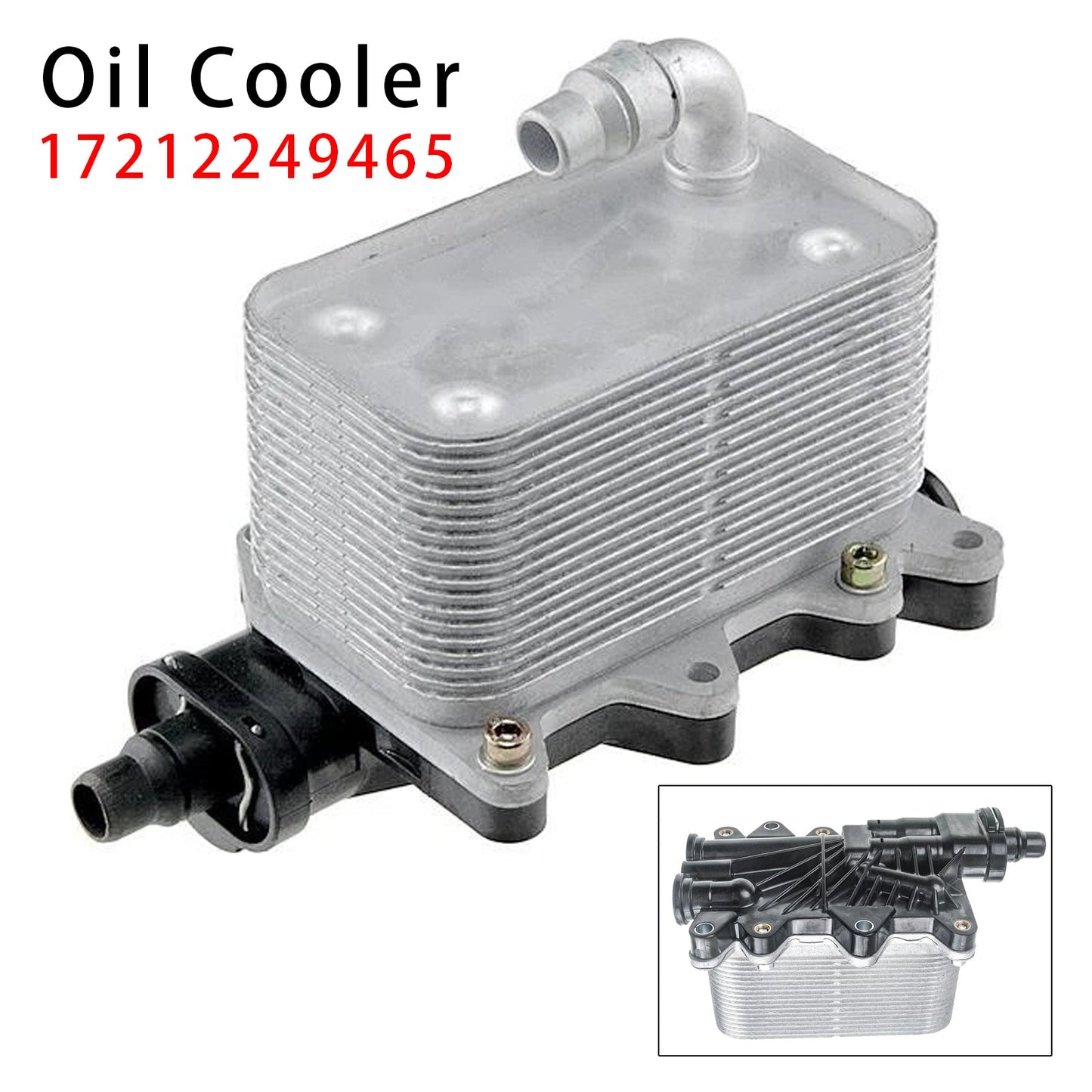 2005/07-2008/08 BMW Serie 7 E65 E66 E67 730 Ld 3.0L Radiatore olio Olio motore 17212249465 17217803830