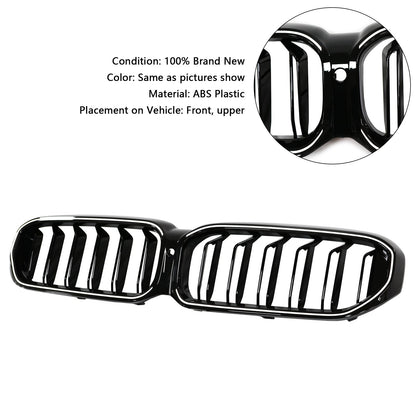Griglia anteriore a doppio rene BMW Serie 5 G30 G38 2021-2024, nero lucido