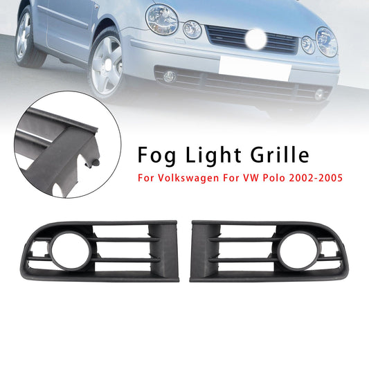 Griglia di copertura fendinebbia inferiore anteriore 2 pezzi per Volkswagen VW Polo 2002-2005