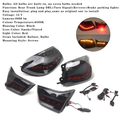 BMW F36 (Gran Coupé/Convertibile) 2014-2020, gruppo ottico posteriore a LED fumé L&amp;R 63217296100 63217296099