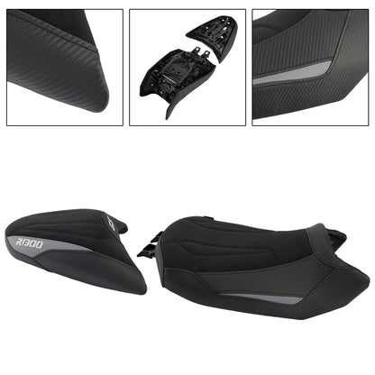 2024-2025 Per BMW R1300GS R 1300 GS Parte anteriore inferiore con sedile posteriore conducente passeggero grigio