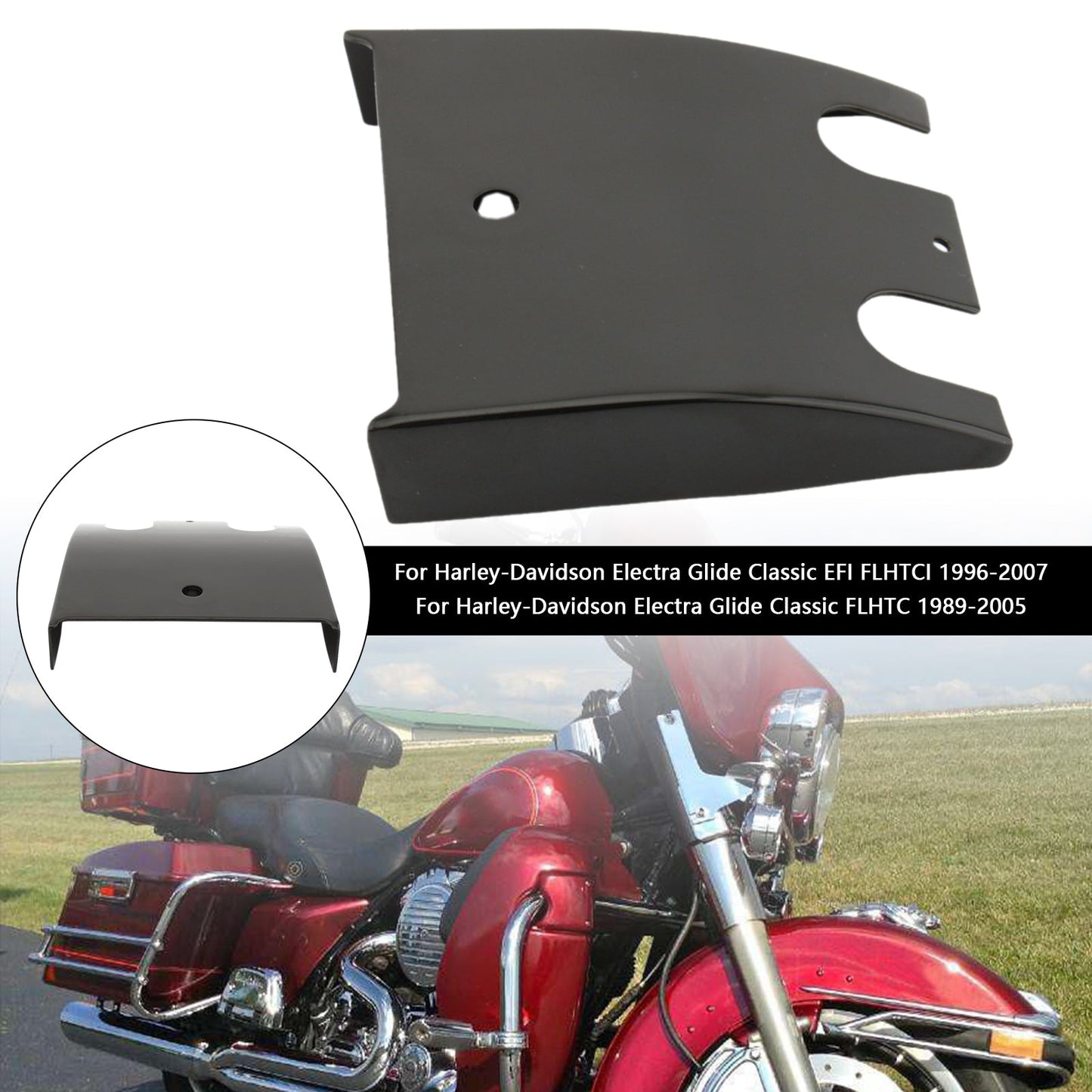 Pannello di estensione del cruscotto inferiore per Electra Glide Road Glide FLHT FLTC 89-07