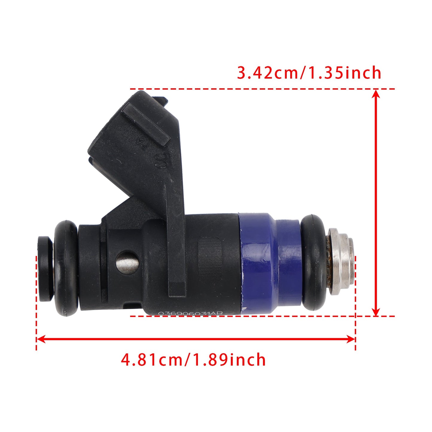 1 pz iniettore carburante per VW Polo Skoda Fabia I Seat Ibiza III 1.4 16V 036906031AB