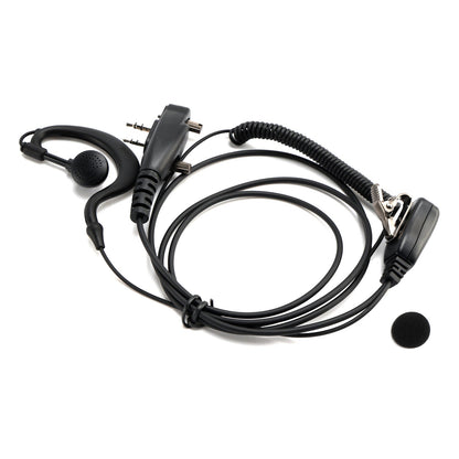 Cuffie con gancio auricolare curvo ICOM F1000-011 per ICOM A16 IC-F3230 F4230D F1100 F2100D