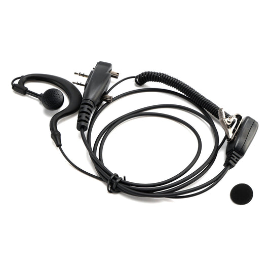 Cuffie con gancio auricolare curvo ICOM F1000-011 per ICOM A16 IC-F3230 F4230D F1100 F2100D