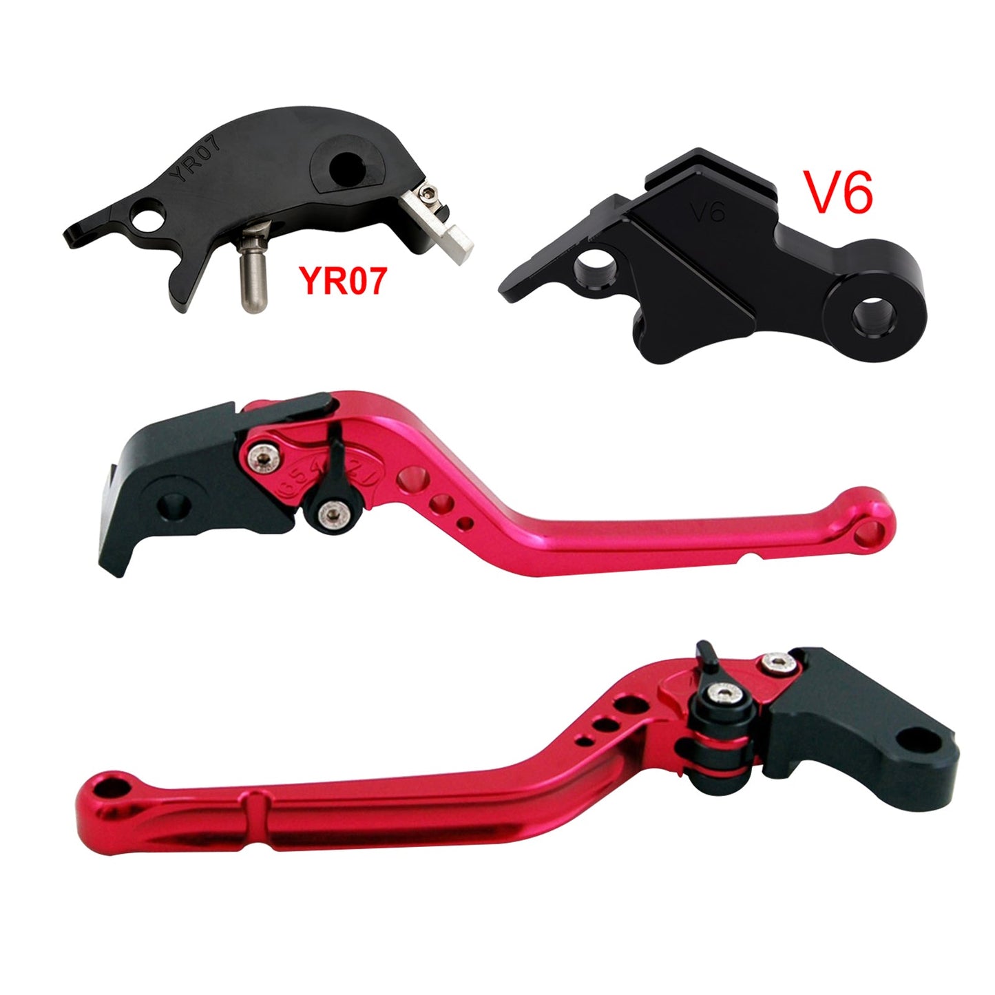 Leva frizione freno lunga adatta per YAMAHA XSR900 XSR900GP MT-09 MT-09SP 2024-2025