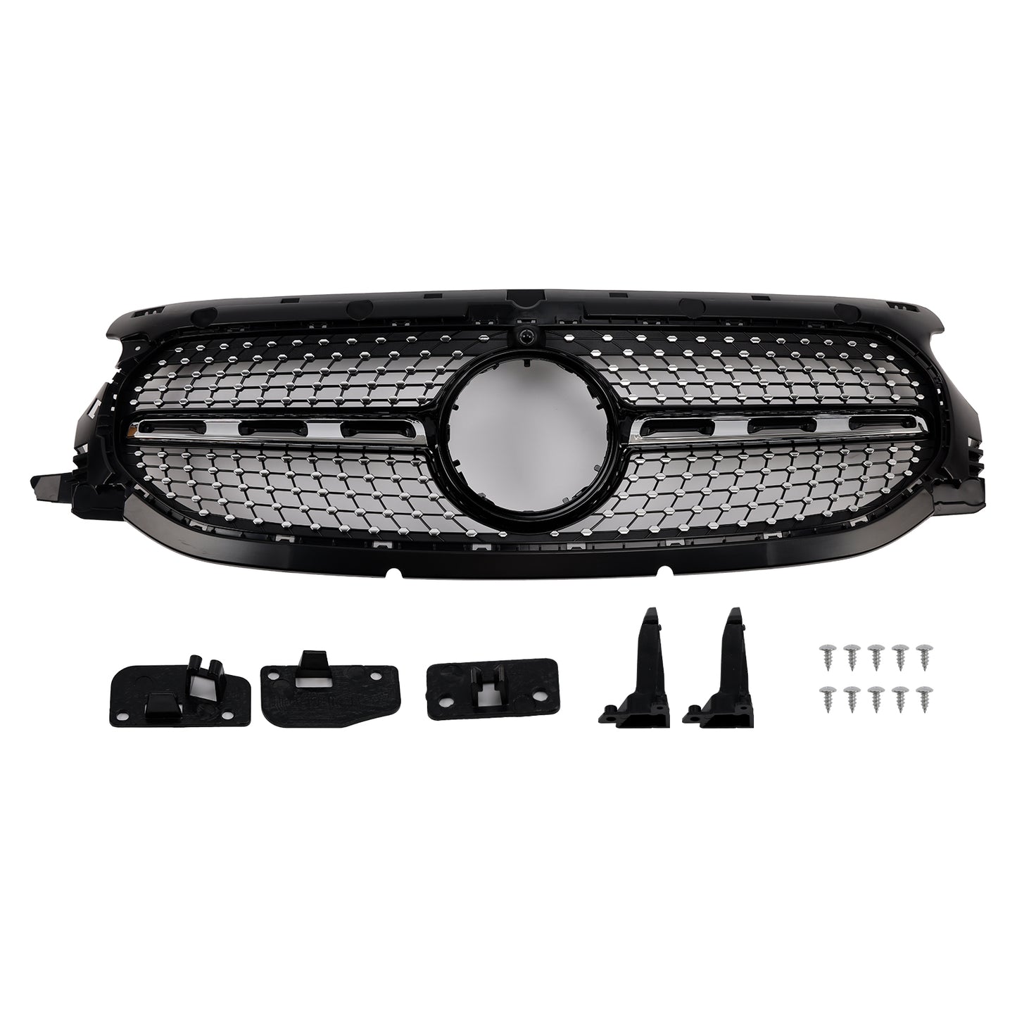Per Mercedes-Benz H247 GLA250 GLA200 2020-2023 Griglia anteriore diamantata