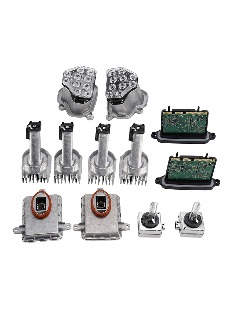 2011-2013 BMW 535i xDrive 12 pezzi modulo di alimentazione sinistro + destro fari a LED AHL 63117316217 130732946100