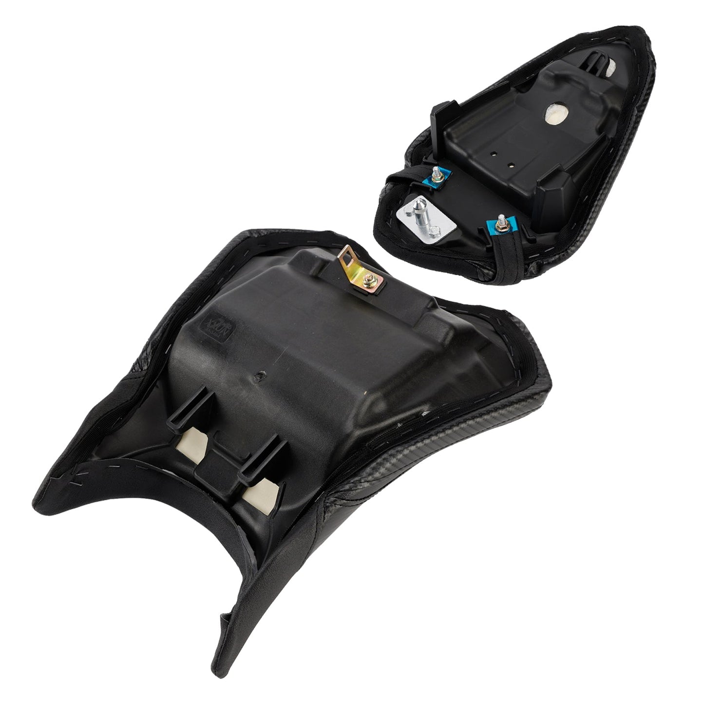 Kit sella conducente e passeggero per Kawasaki Ninja 500 Z500 2024-2025, cuscino posteriore verde