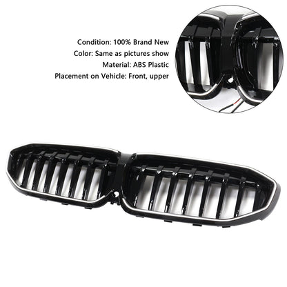 Griglia a rene nera lucida BMW Serie 3 G20 2019-2022 51138072085