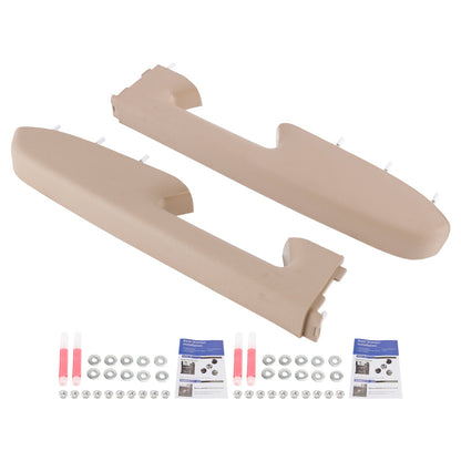Kit di riparazione bracciolo anteriore per Chevy Silverado 1500 2500HD 3500HD 10-2014, colore beige.