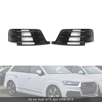 Griglie fendinebbia paraurti anteriore originali Audi Q7 S-Line 2X 2016-2019 4M0807681D 4M0807682D