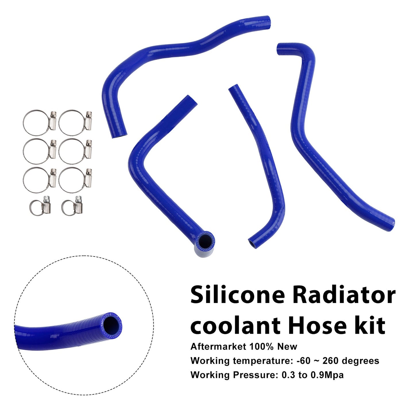 Tubo flessibile in silicone per il liquido di raffreddamento del radiatore di Honda CB500F/X/R (2013-2024)