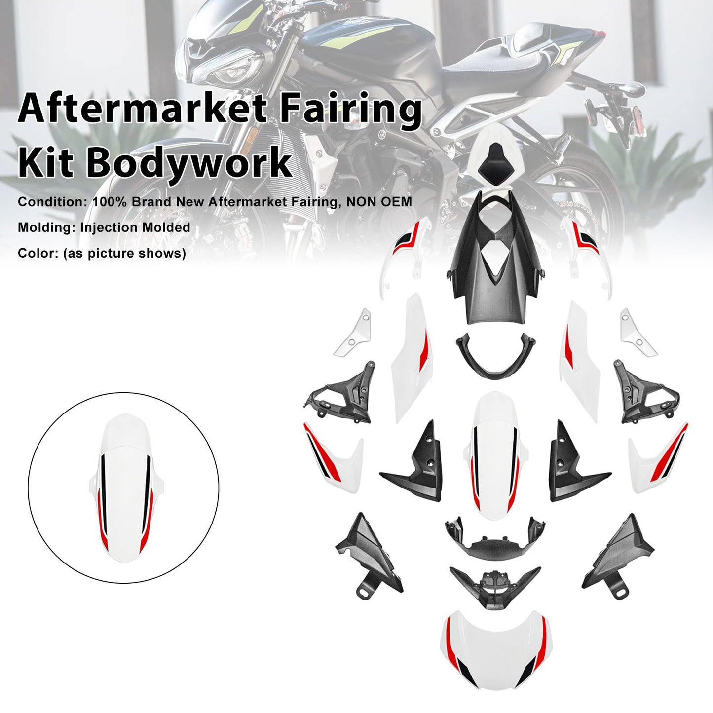 Kit di carene iniettabili per Street Triple 765 R/RS 2020-2022