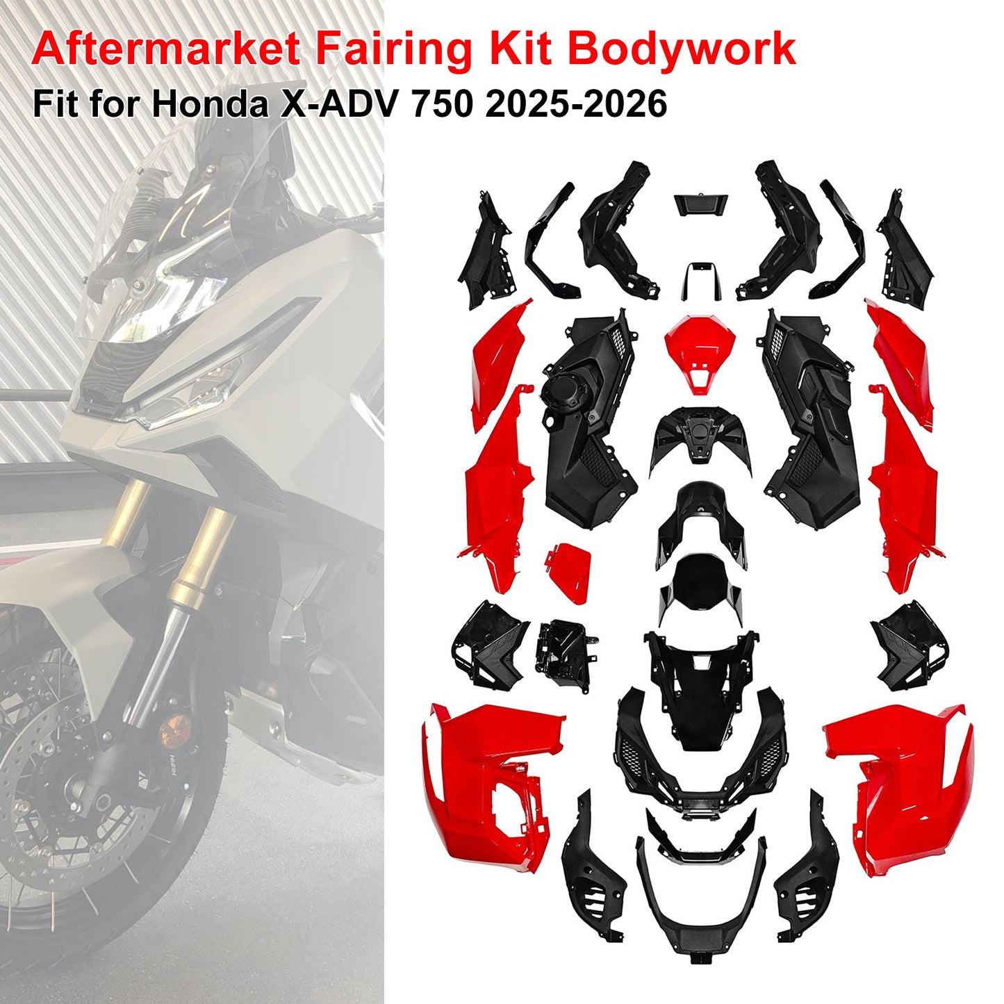 Kit di carene stampate a iniezione per Honda X-ADV 750 2025-2026