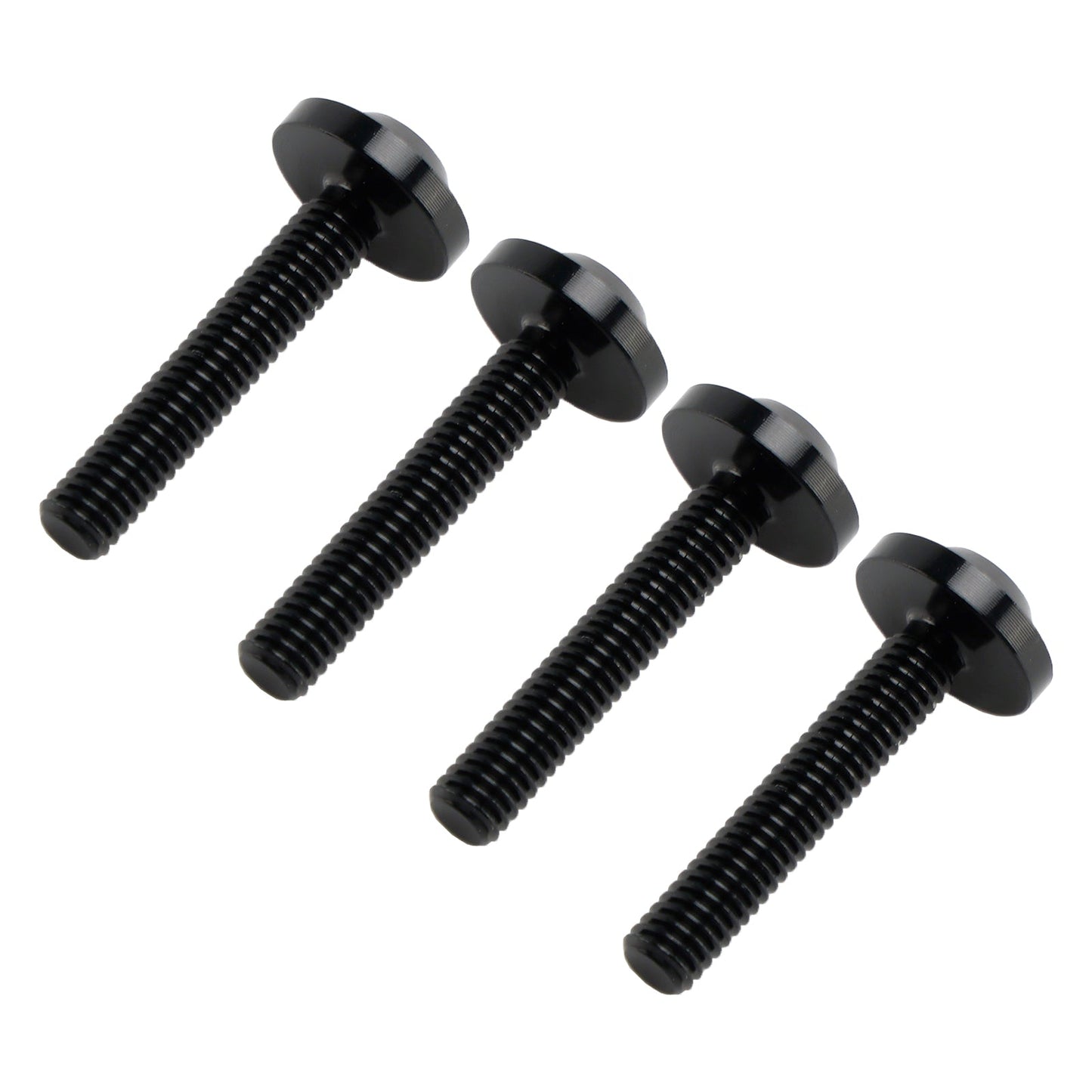 4 viti decorative in alluminio nero per parabrezza per Road Glide FLTR FLTRX 2015-2023