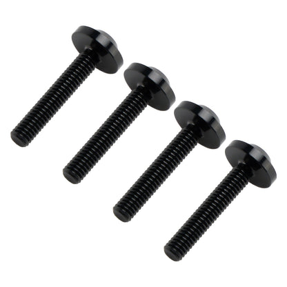 4 viti decorative in alluminio nero per parabrezza per Road Glide FLTR FLTRX 2015-2023