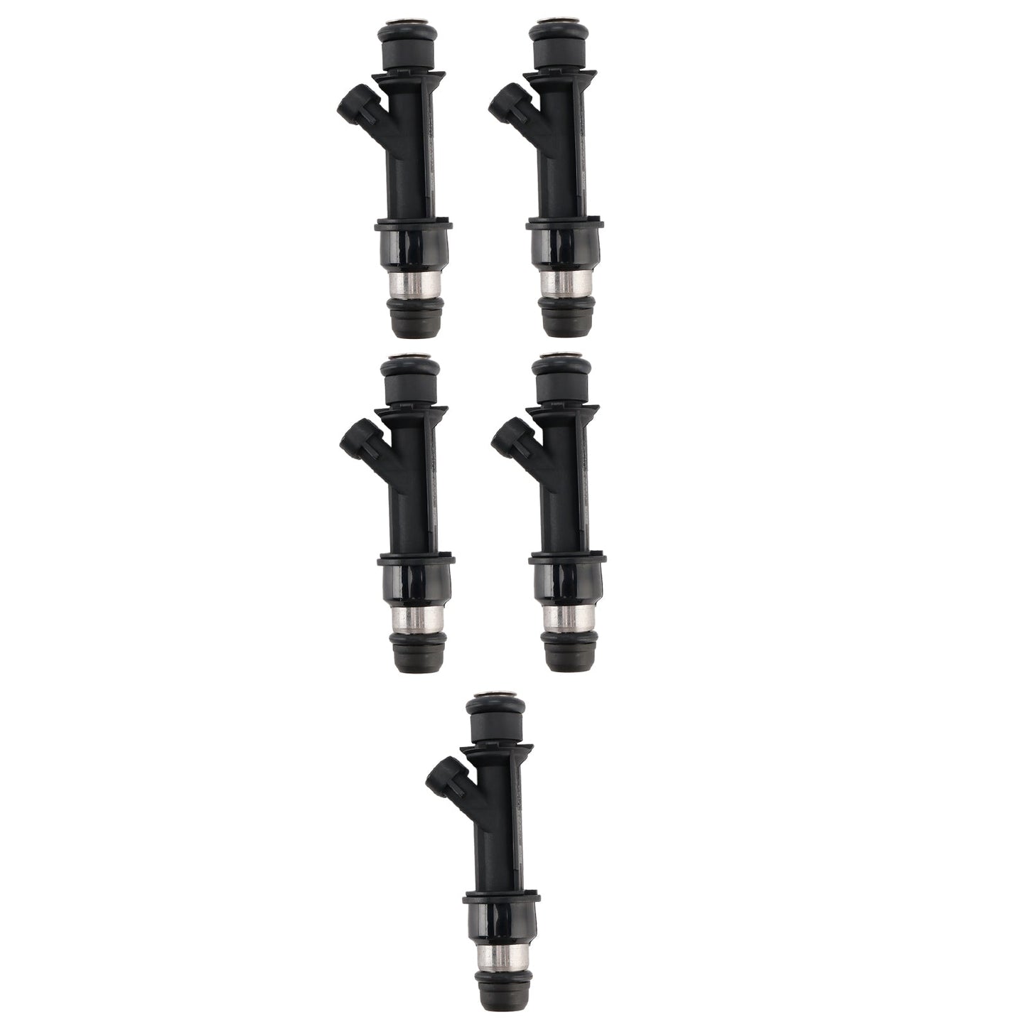 Iniettore di carburante 5 pezzi 12589465 compatibile con Hummer H3 compatibile con Chevrolet Trailblazer Colorado