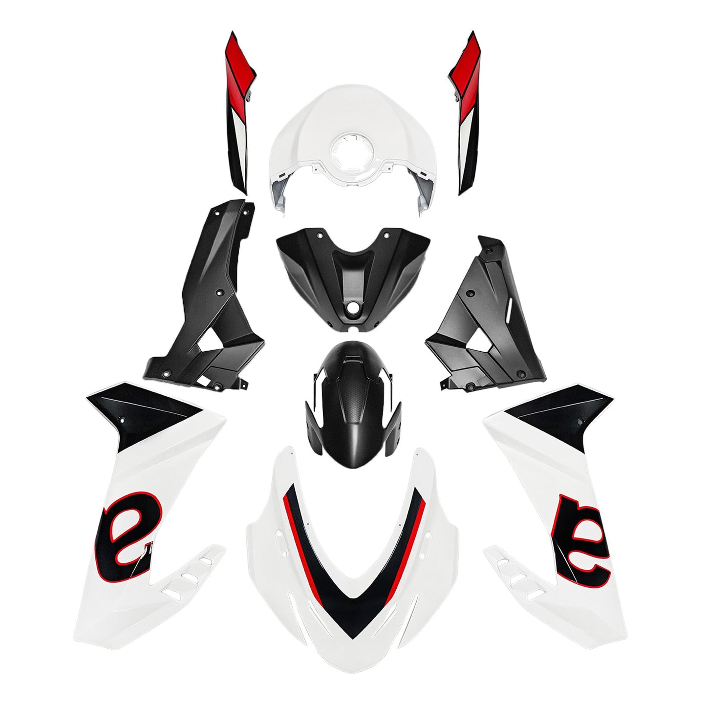 Kit carenatura in plastica ABS per iniezione per Aprilia RS457 2024-2025 06#