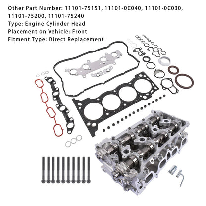 Kit guarnizioni bulloni testata motore Toyota 4Runner N280 2TR-FE 2010 11101-75151 11101-75200