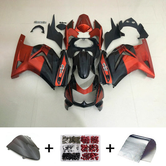 Kit carenatura iniezione in plastica ABS adatto per Kawasaki EX250 Ninja250R 2008-2012