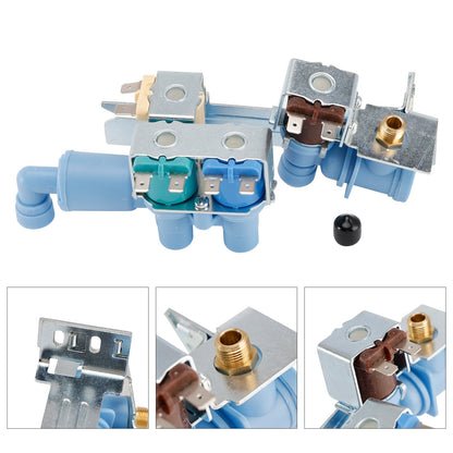 242253002 Valvola di ingresso dell'acqua per fabbricatore di ghiaccio per frigorifero Frigidaire/Electrolux