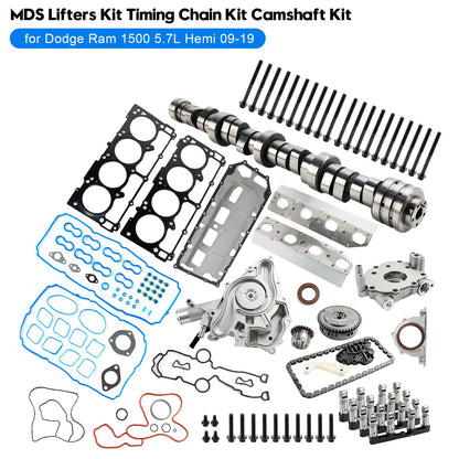 Chrysler Aspen Limited 2009 5.7L V8 VIN: T Kit di sollevamento MDS Kit catena di distribuzione Kit albero a camme 53021726AD