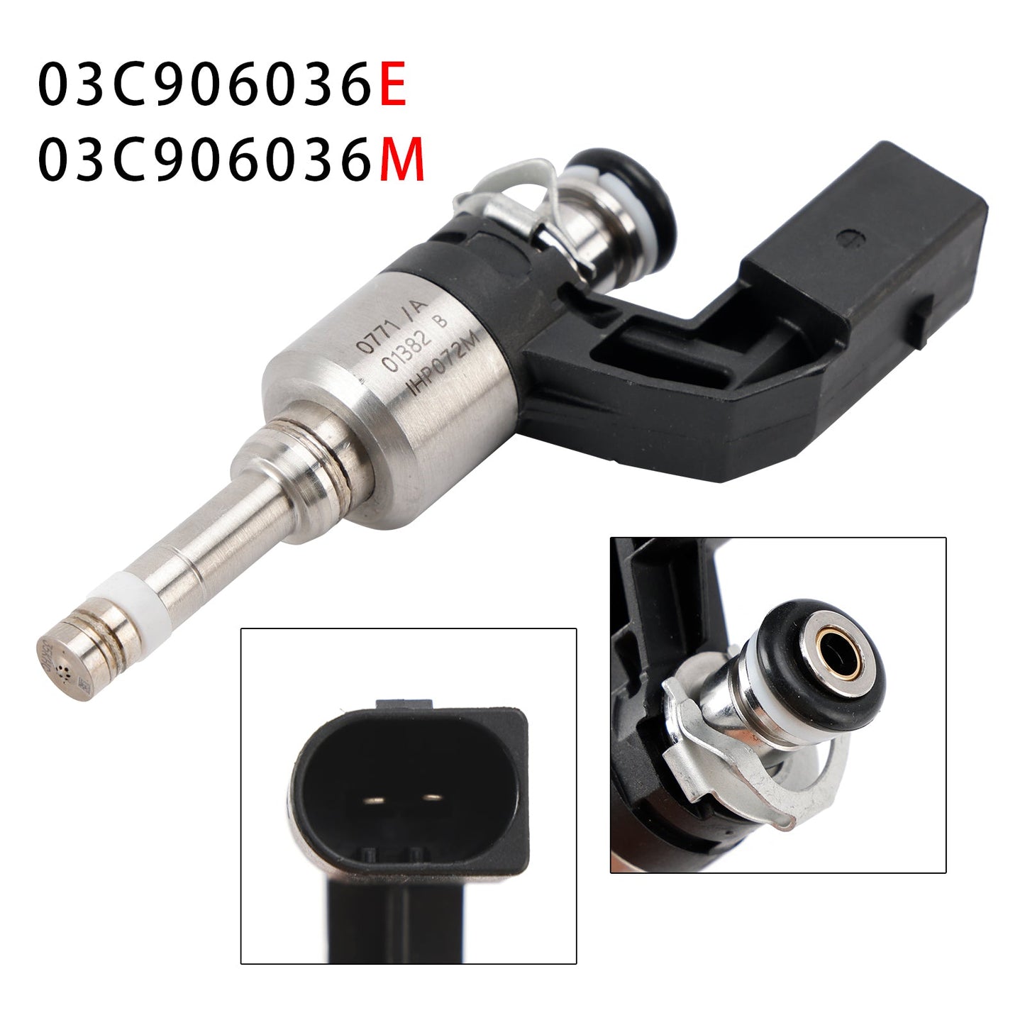 1 Pz Iniettore di Carburante Per VW Golf V VI Polo Audi A1 1.4L 03C906036E 03C906036M