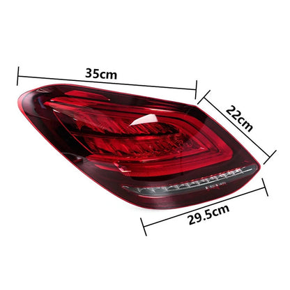 Mercedes Benz W205 Facelift C300 2019-2021 (sottomodello: 4Matic, Base) Fanale posteriore a LED sinistro+destro, luce freno 059067103 2059067203
