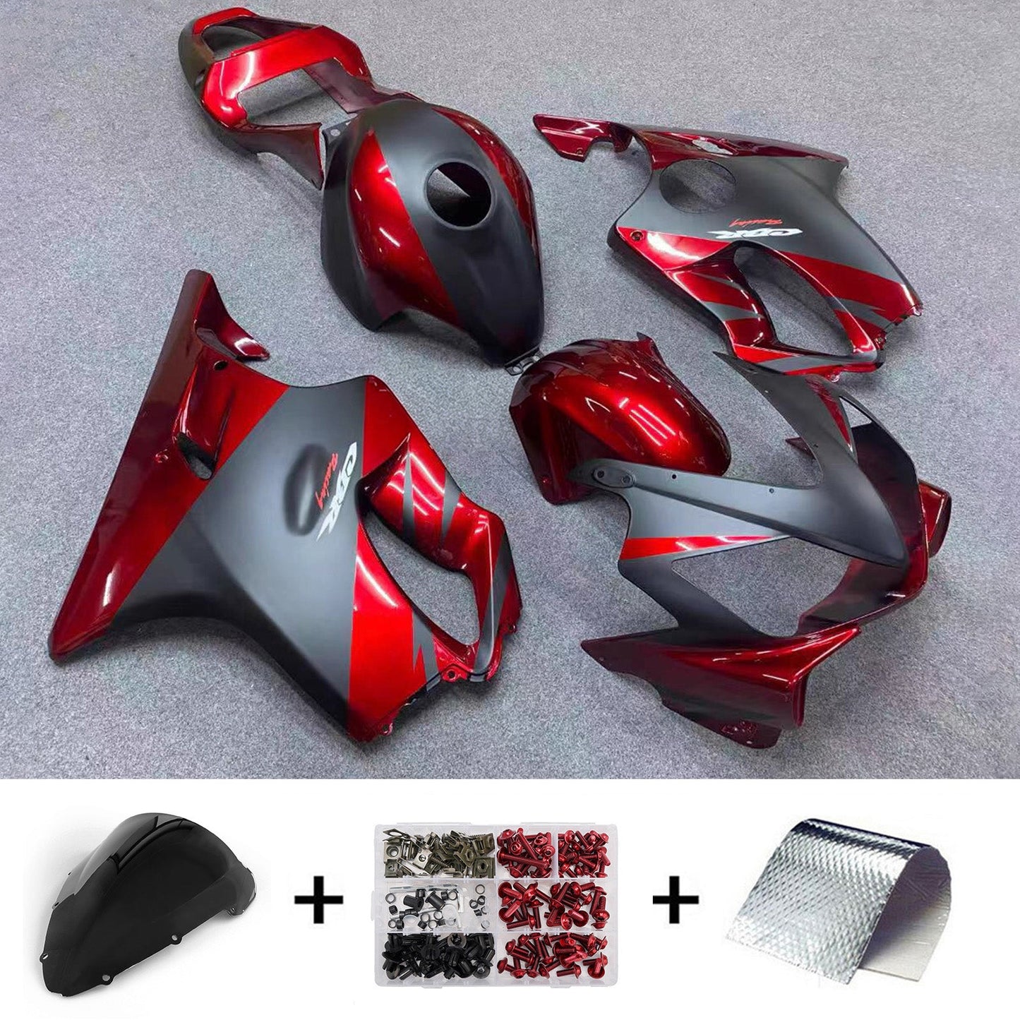 Kit di carene in plastica ABS stampate a iniezione per Honda CBR600 F4i 2001-2003