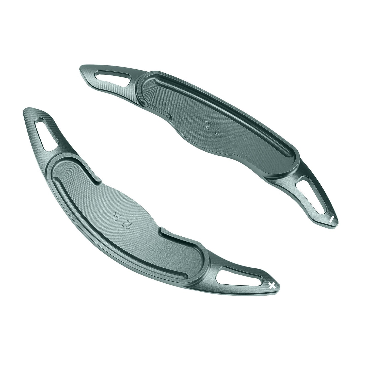 Leve del cambio al volante per Mini F54 F55 F56 F57 in alluminio grigio