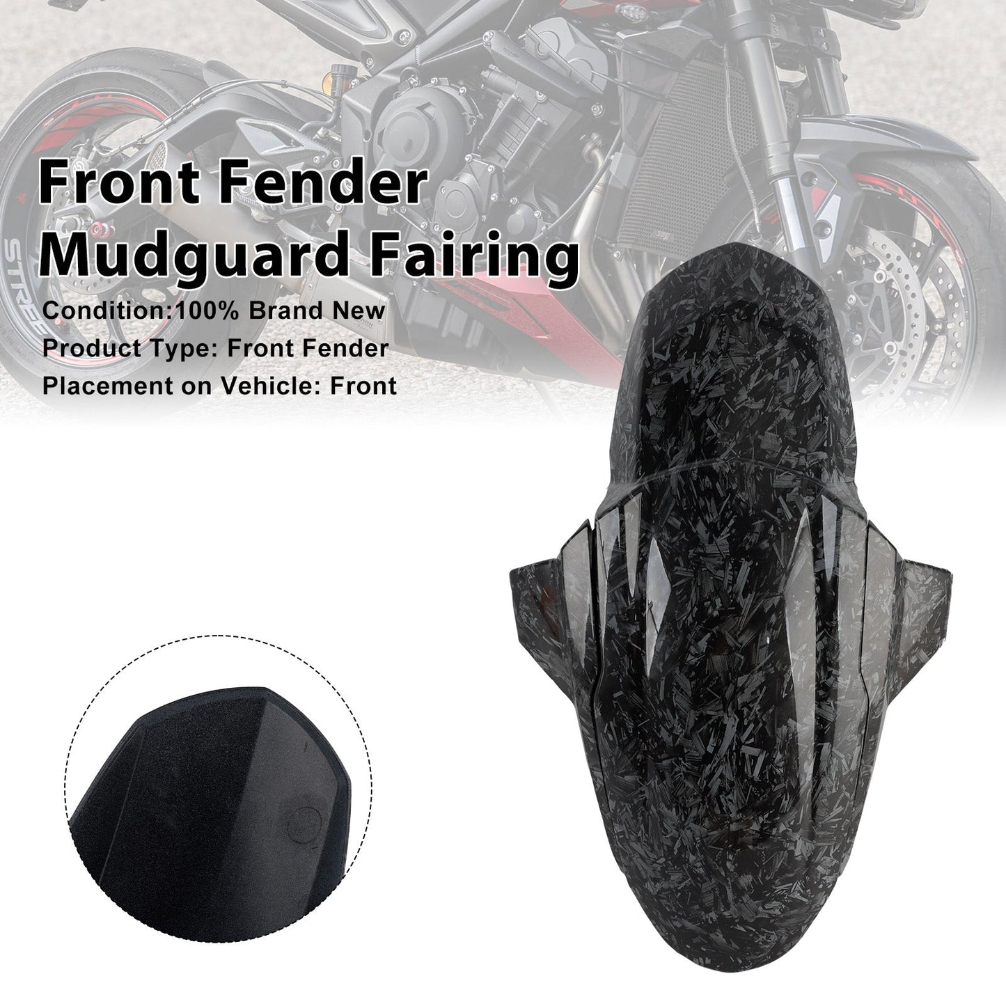 Carenatura parafango anteriore Street Triple 765 R RS 2020-2025