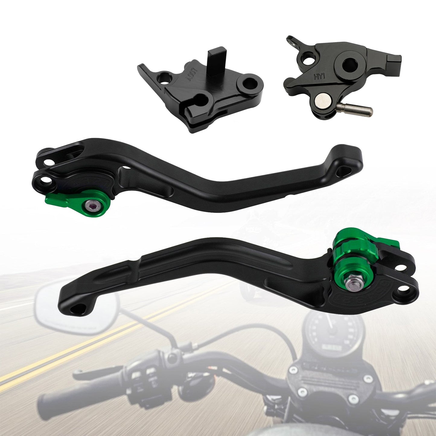 NUOVA leva freno frizione corta adatta per CFMOTO 400NK 650NK 650MT 650GT 2020-21