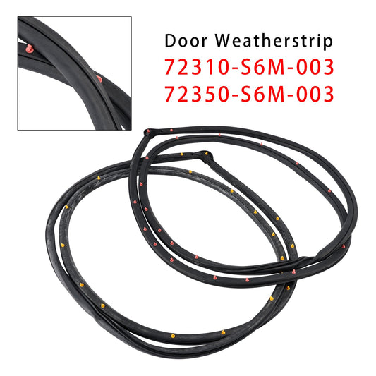2002 2003 2004 2005 2006 Honda Integra Acura RSX DC5 2 pezzi Guarnizione porta anteriore destra e sinistra 72310-S6M-003