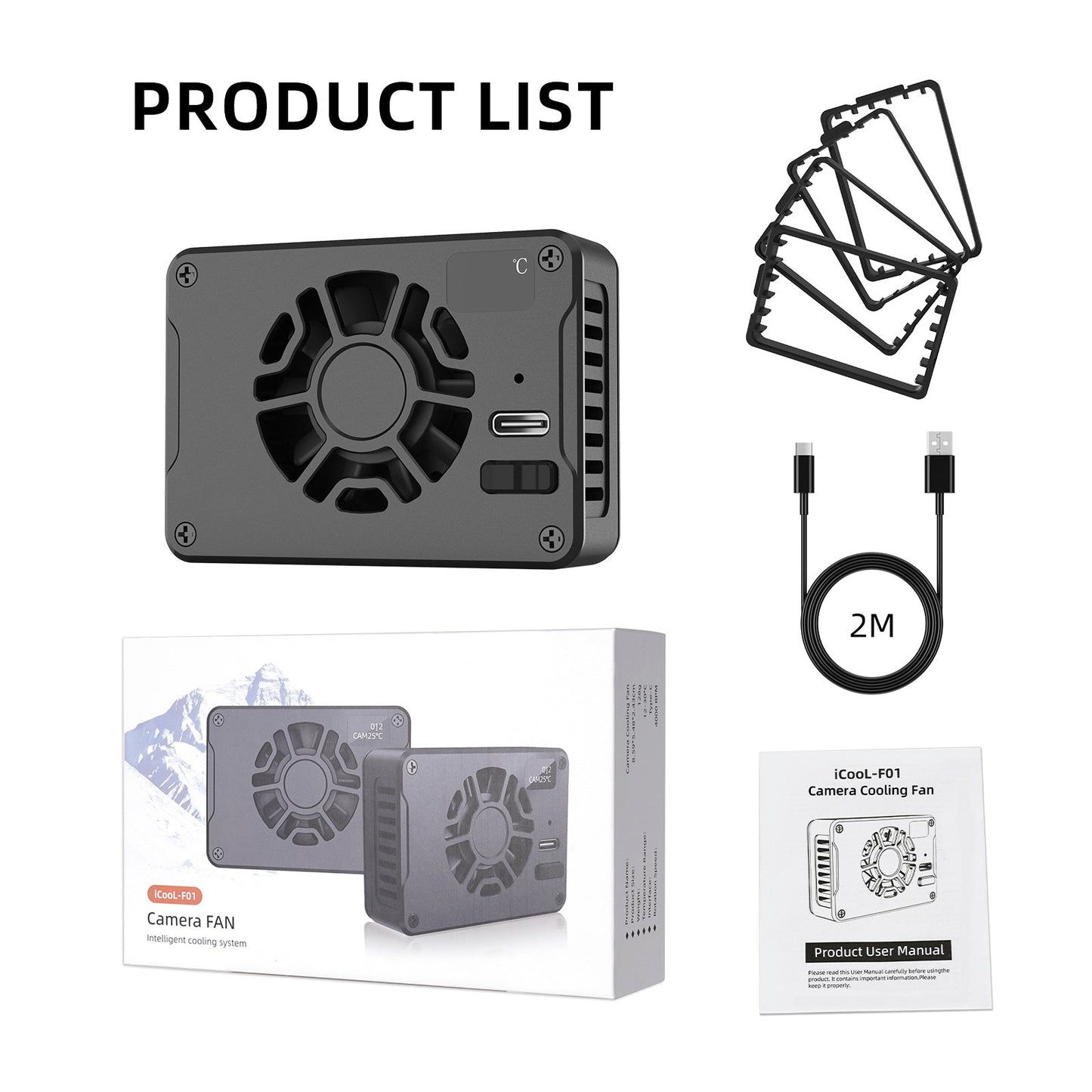 Semiconduttore radiatore fotocamera Slr ventola di raffreddamento per Sony Canon R5/R6/R7/Fuji Xt4