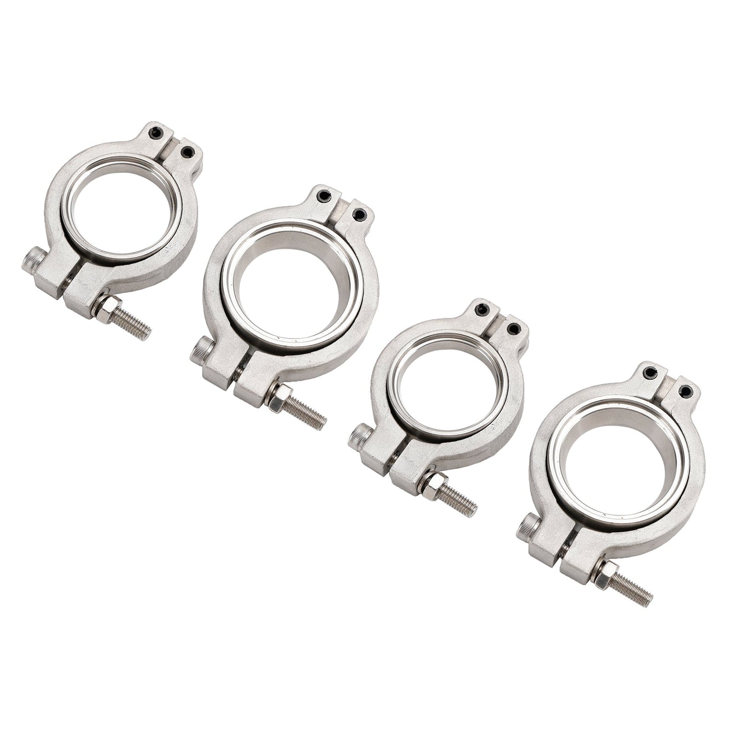 Kit di morsetti a V Wastegate TiAL MV-S da 38 mm, 4 pezzi, con viti, dadi e guarnizioni