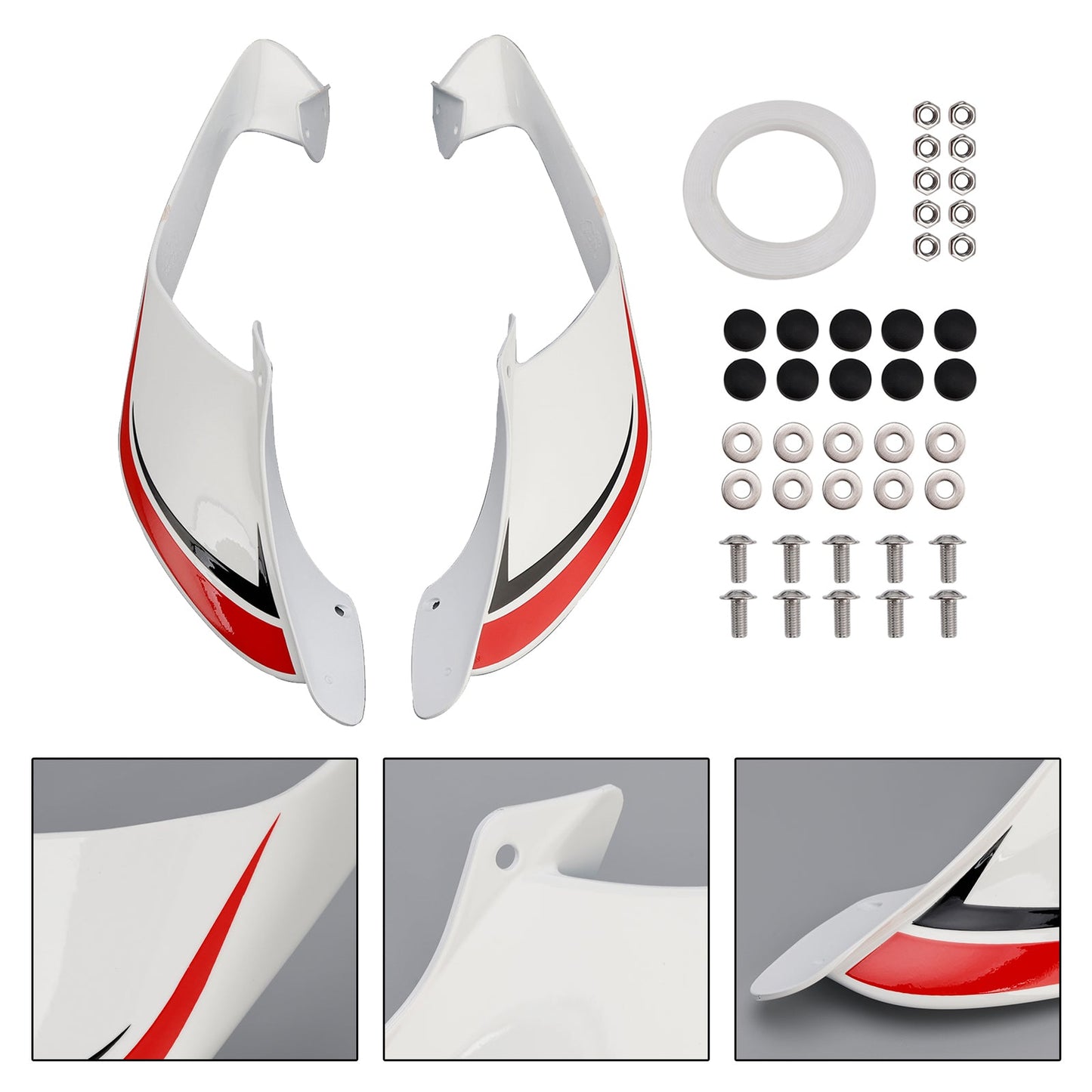 Alette laterali anteriori per Yamaha YZF R1 R1M 2021-2024, spoiler e carenatura
