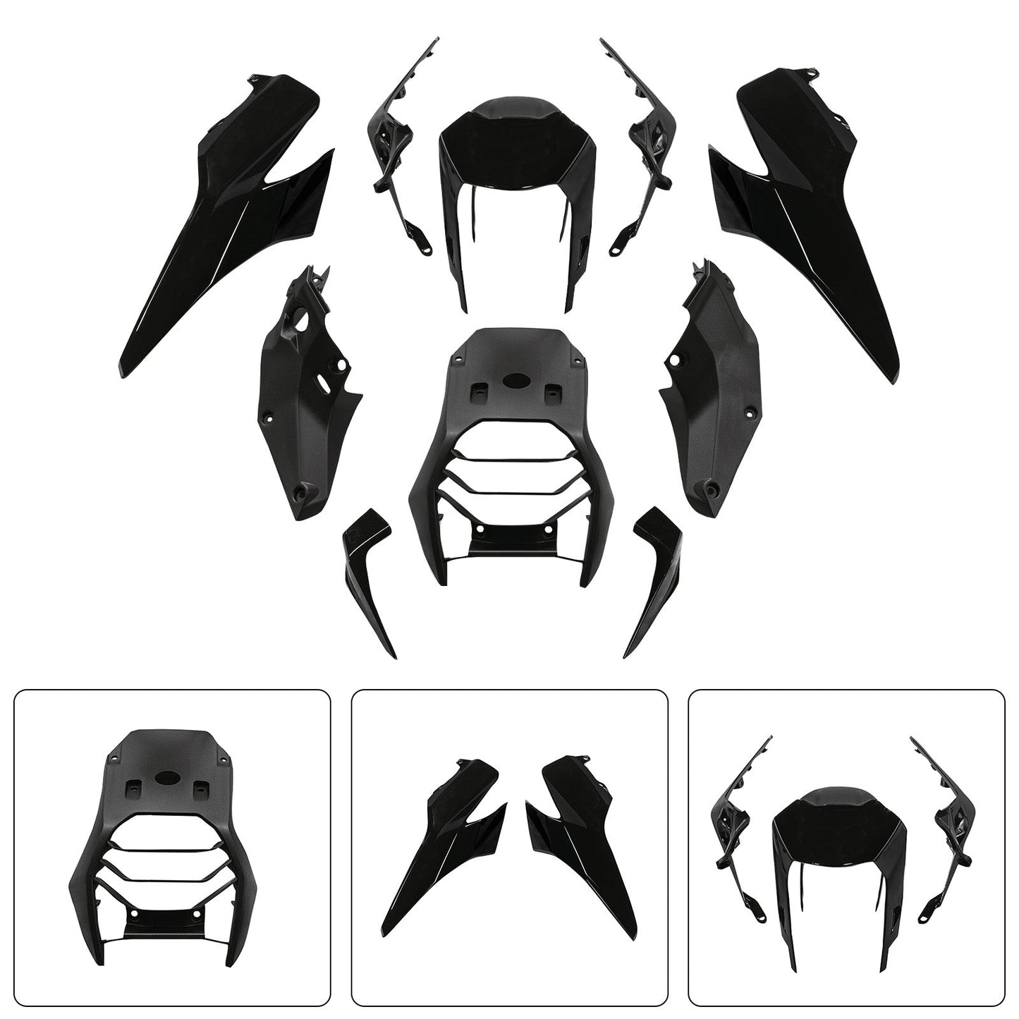 Kit di carene in plastica stampata a iniezione per Honda 390 Duke 2017-2023