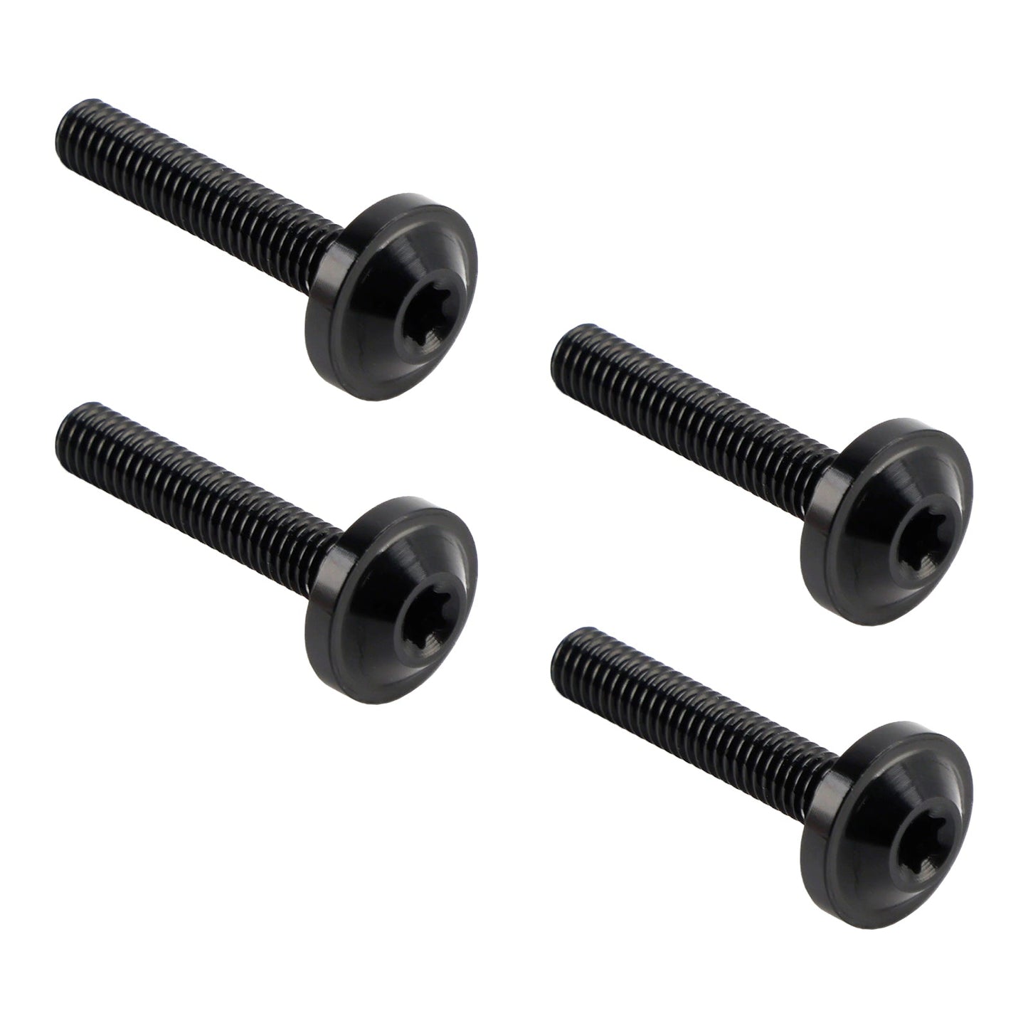 4 viti decorative in alluminio nero per parabrezza per Road Glide FLTR FLTRX 2015-2023
