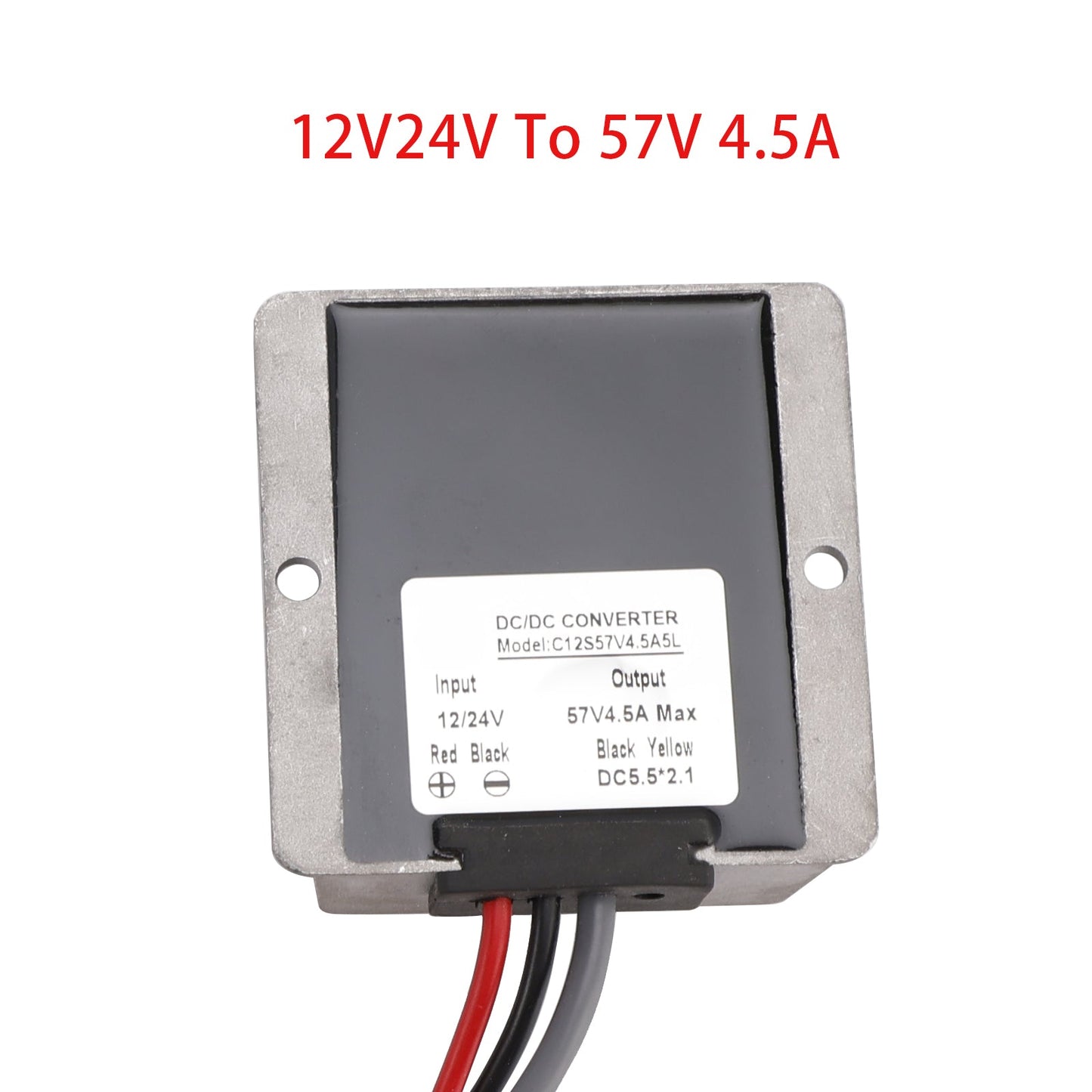Mini convertitore di potenza step-up con cavo di alimentazione CC da 12 V/24 V a 57 V 4,5 A 256 W