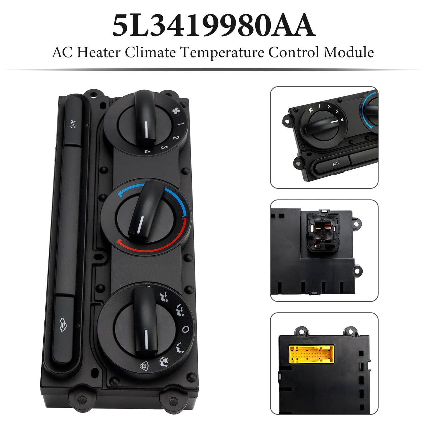 Modulo di controllo della temperatura del climatizzatore del riscaldatore AC Ford F-150 2004-2008 5L3419980AA