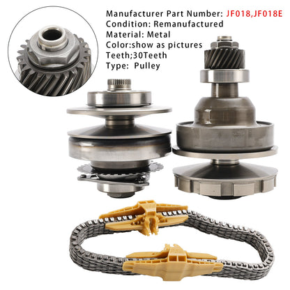 Puleggia per trasmissione automatica CVT JF018 JF018E con catena a cinghia per Nissan 30 denti