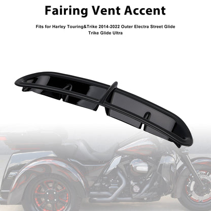 Carenatura con presa d'aria per Touring Electra Street Trike Glide Ultra 2014-2022