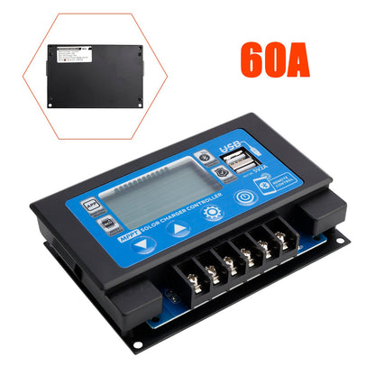 Regolatore solare MPPT dedicato con accumulo di energia Snap-On integrato da 30/60 A, Bluetooth