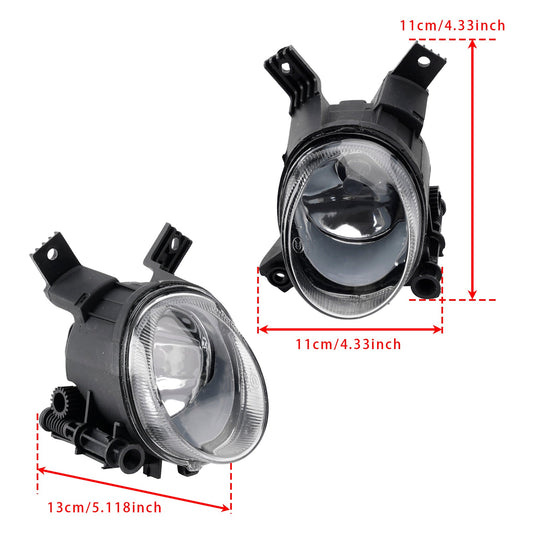 Coppia di fari fendinebbia per paraurti anteriore per Audi A3 2003-2013 A4 B7 2004-2008